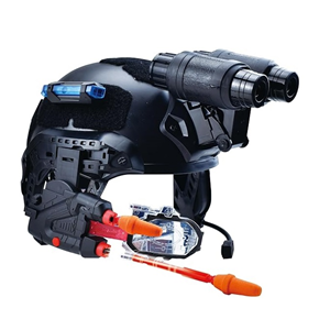 اسباب بازی کلاه پلیس چراغ قوه دار تیر پرتاب کن SWAT Commander Helmet Set_اسباب بازی مشاغل